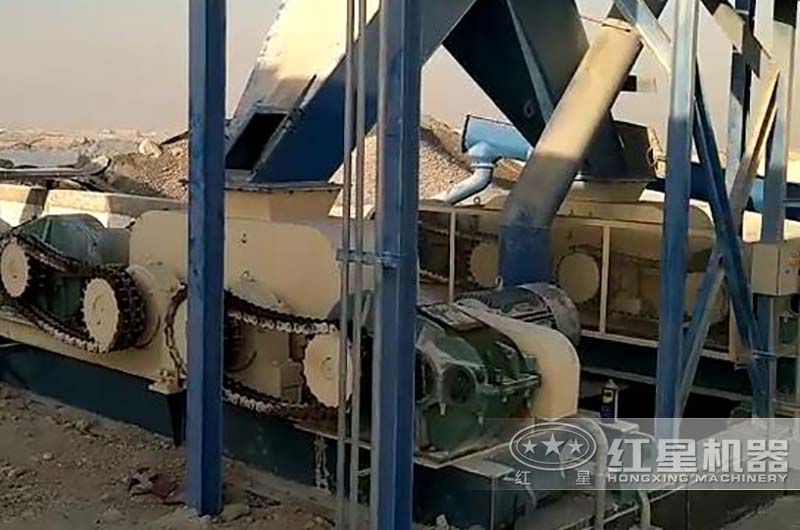 對輥破用于煤矸石磨粉現場破碎 對輥破用于煤矸石磨粉現場破碎