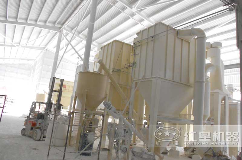 石灰石深加工生產線現場